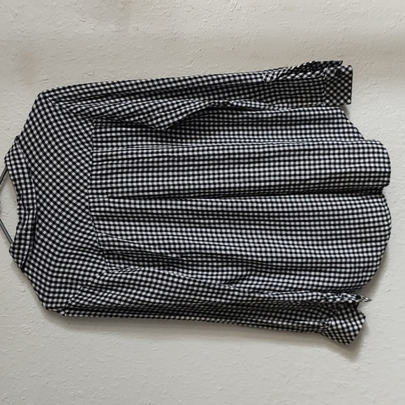 Canyon River Blues Gingham Button Up Blouse - Picture 11 of 11